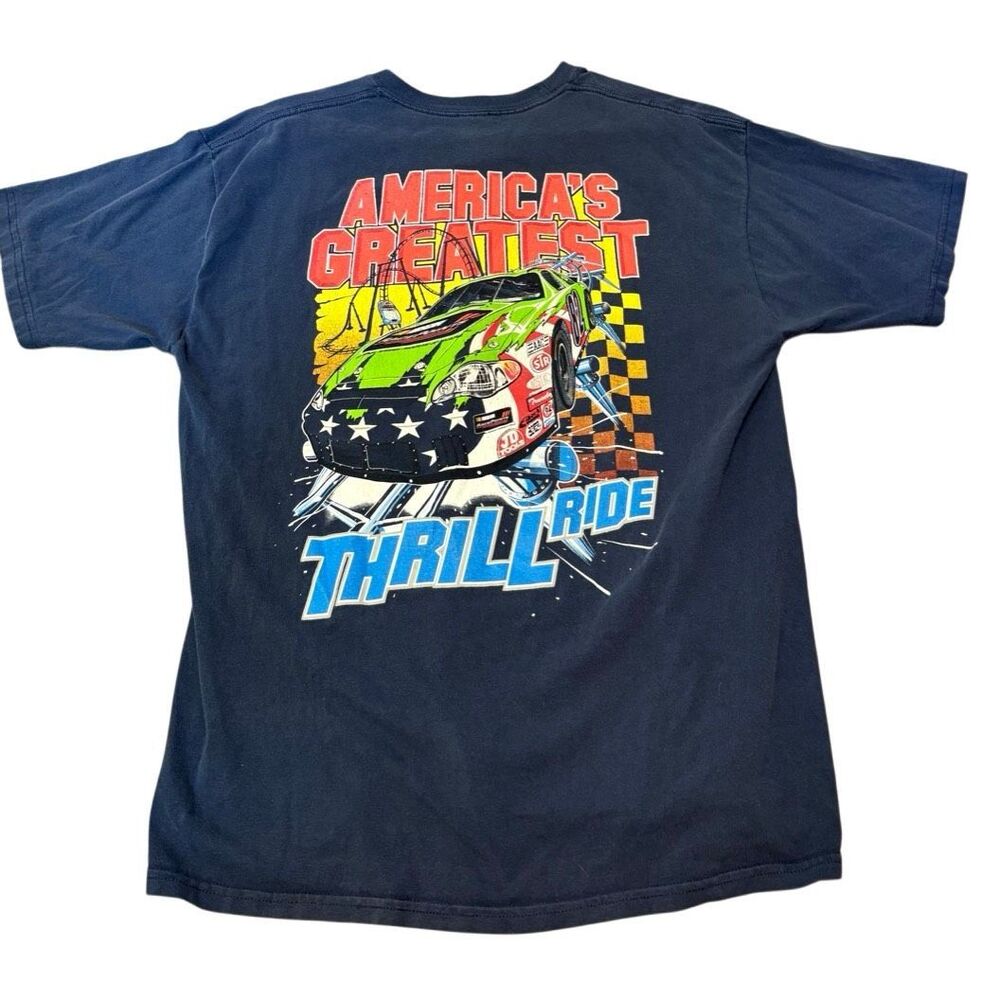 Vintage NASCAR Double Sided Graphic Vintage Tshirt